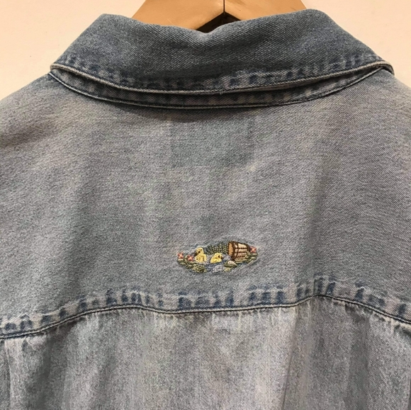 Vintage button up jean shirt - Picture 7 of 10